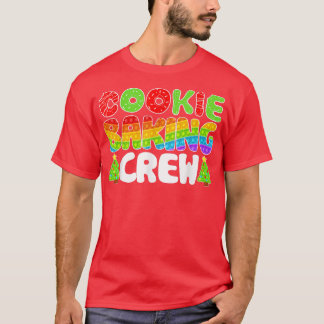 Christmas Cookie Baking Crew Funny Pajamas Fidget  T-Shirt