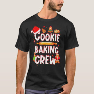Christmas Cookie Baking Crew Funny Pyjamas Family  T-Shirt