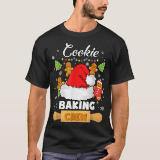Christmas Cookie Baking Crew Funny Pyjamas Family  T-Shirt