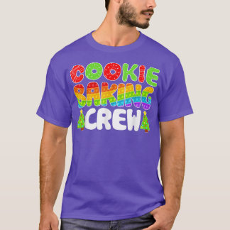 Christmas Cookie Baking Crew Funny Pyjamas Fidget  T-Shirt