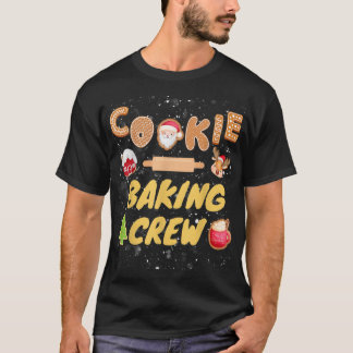 Christmas Cookie Baking Crew Funny Pyjamas Xmas  T-Shirt