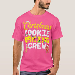 Christmas Cookie Baking Crew Gingerbread Man T-Shirt