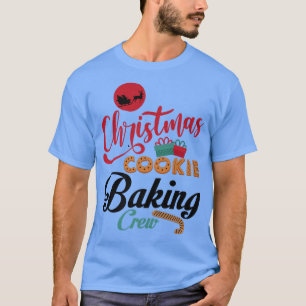 Christmas Cookie Baking Crew Gingerbread Team Sant T-Shirt