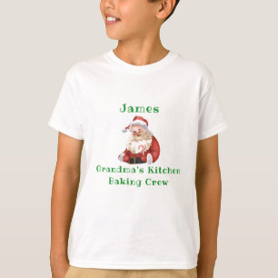 Christmas Cookie Baking Crew Grandmas Kitchen T-Shirt