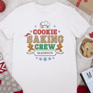 Christmas Cookie Baking Crew Holiday Baking Team T-Shirt