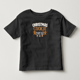 Christmas Cookie Baking Crew Matching Family Toddler T-Shirt