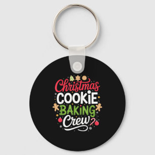 Christmas Cookie Baking Crew Mom Funny Proud Holid Key Ring