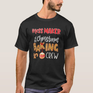 Christmas Cookie Baking Crew Pajama Gingerbread Ch T-Shirt