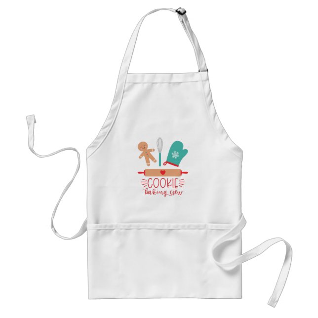 Christmas Cookie Baking Crew Standard Apron (Front)