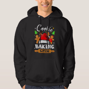 Christmas Cookie Baking Crew  Xmas Pyjamas Family Hoodie