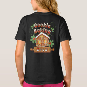 Christmas Cookie Baking Gingerbread House -  T-Shirt