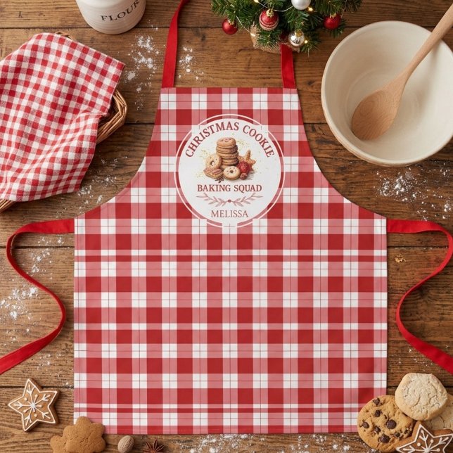 Christmas Cookie Baking Squad Apron (Creator Uploaded)