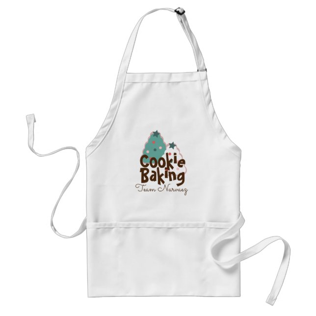 Christmas Cookie Baking Team Name    Standard Apron (Front)