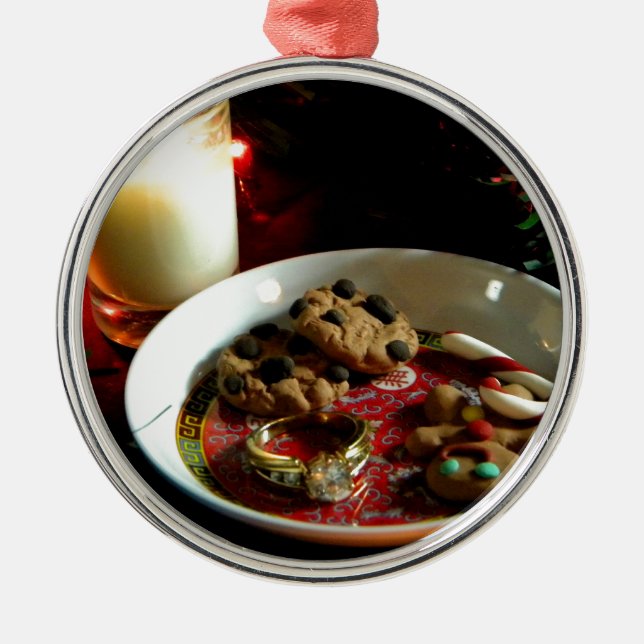 Christmas Cookie Candle Metal Tree Decoration (Front)