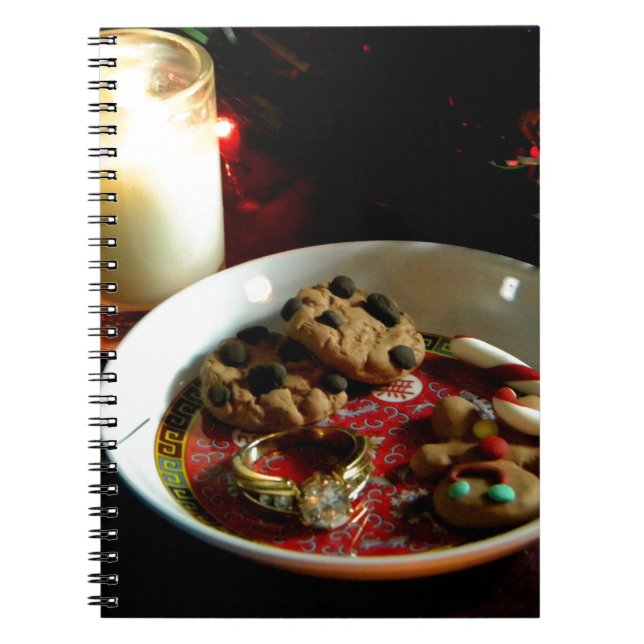 Christmas Cookie Candle Notebook (Front)