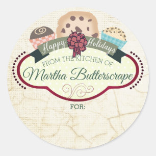 Christmas cookie candy from the kitchen of sticker