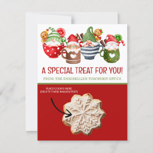 Christmas Cookie Cards, Personalised Gifting Cards