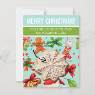 Christmas Cookie Cards, Personalised Gifting Cards
