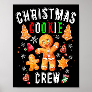 Christmas Cookie Crew Baking Team New Xmas Bakers  Poster