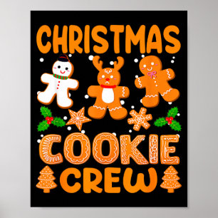 Christmas Cookie Crew Baking Team New Xmas Bakers  Poster