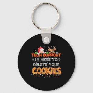 Christmas Cookie Crew Pajamas Tech Baking Family F Key Ring