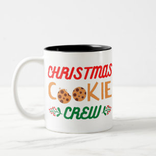 Christmas Cookie Crew Two-Tone Coffee Mug