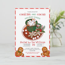 Christmas Cookie Decorating Party Invitation