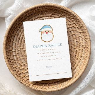 Christmas Cookie Diaper Raffle Enclosure Card