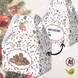 Christmas Cookie Exchange Festive Sprinkles Favour Box
