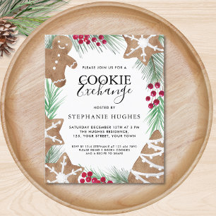 Christmas Cookie Exchange Holiday Party Invitation
