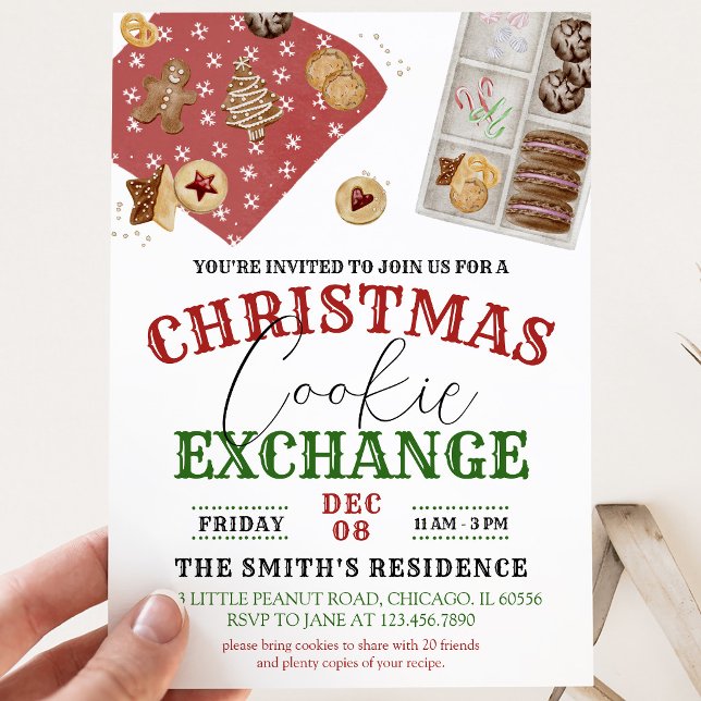 Christmas Cookie Exchange Invitation (Creator Uploaded)