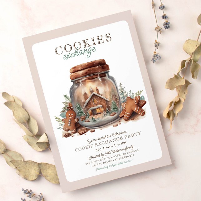 Christmas cookie exchange invitation Holiday Party (Creator Uploaded)