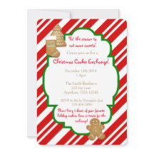 Christmas Cookie Exchange Invitations