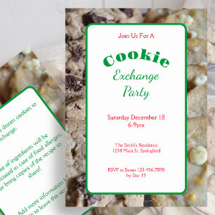 Christmas Cookie Exchange Party Invitation