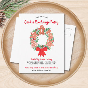 Christmas Cookie Exchange Party Invitation