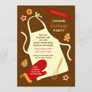 Christmas Cookie Exchange Party Invitation