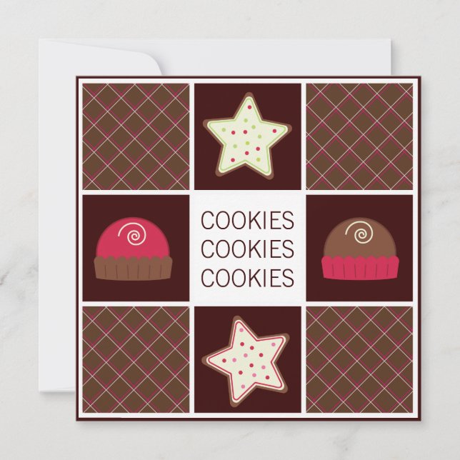 Christmas Cookie Exchange Party Invitations (Front)