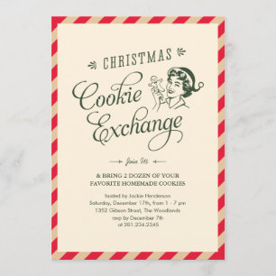 Christmas Cookie Exchange Party Invitations
