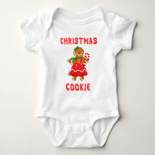 CHRISTMAS COOKIE Funny Baby Jersey Bodysuit