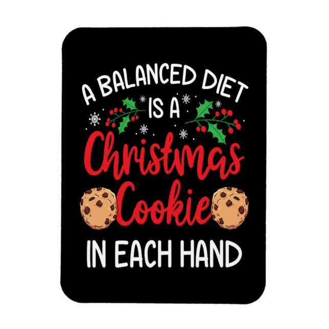 Christmas Cookie Funny Xmas Holiday Gift Magnet (Vertical)