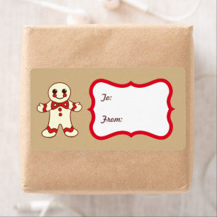 Christmas Cookie Gift Tag Labels