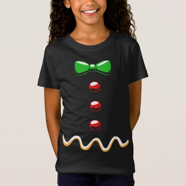Christmas Cookie Gingerbread Man T-Shirt (Front)