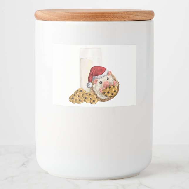 Christmas Cookie Hog Food Label (Front)