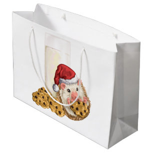 Christmas Cookie Hog Large Gift Bag