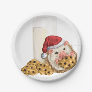 Christmas Cookie Hog Paper Plate
