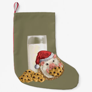 Christmas Cookie Hog Small Christmas Stocking