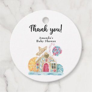 Christmas cookie house - Thank you Favour Tags