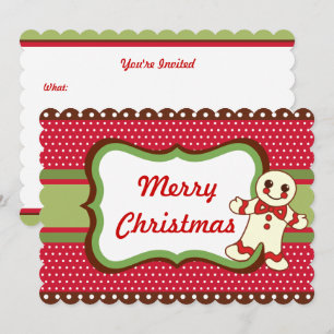 Christmas Cookie Invitations
