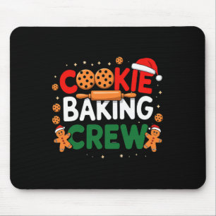 Christmas Cookie King Crew Pajamas King Family Fun Mouse Mat
