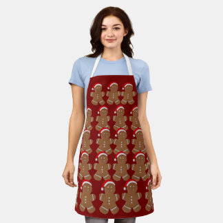 christmas cookie kitchen apron